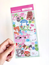As Maobabie, we present our Sticker Sheet -&nbsp;I Love Trinkets, crafted with love by our indie artist, Jennie. Printed on matte vinyl paper, this sheet measures 210mmx170mm, making it an ideal size for decorating your phone, laptop, or any other surface. Get ready to experience our cute and soft illustrations, bringing a touch of charm to your everyday items. With Maobabie, it's all about adding a dash of whimsy to your world.

Includes one (1) sticker sheet