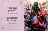 The journey of Scarlet Witch and the Vision is one of the most beloved stories in the Marvel Universe. Now, you can hold this incredible love story in the palm of your hand, with this tiny book that collects art and quotes from over four decades of Marvel comics. The perfect gift for any Marvel fan, this tiny book is a fun celebration of the most universe-shattering couple in the Marvel Universe! 

AN EPIC SAGA IN THE PALM OF YOUR HAND:  Depicting the decades-spanning story of Wanda and Vision, this 1.34" x