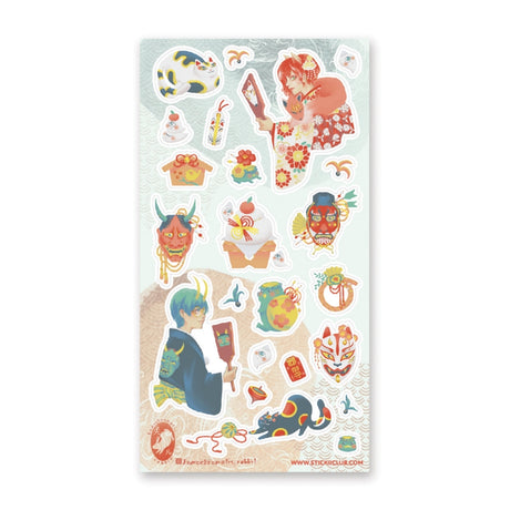 Matsuri Winter Festival Sticker Sheet