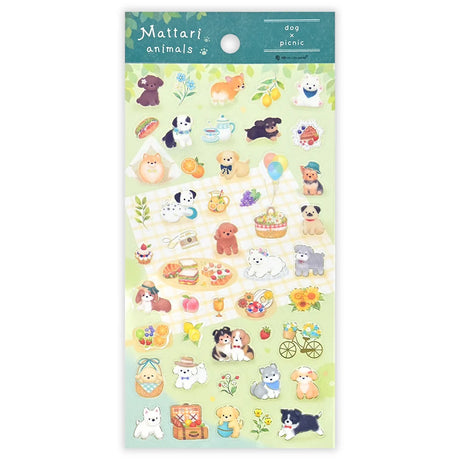 Mattari Animals Dog x Picnic Sticker Sheet

These are transparent stickers with cute relaxed animals and shining gold leaf.
Enjoy these adorable dogs playing at a picnic. Perfect for any journal or planner.



Height 165× Width 90mm
Transparent Stickers

Sticker Gold Foil Stamping Finish

Pattern Backing Card