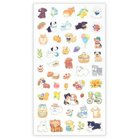Mattari Animals Dog x Picnic Sticker Sheet

These are transparent stickers with cute relaxed animals and shining gold leaf.
Enjoy these adorable dogs playing at a picnic. Perfect for any journal or planner.



Height 165× Width 90mm
Transparent Stickers

Sticker Gold Foil Stamping Finish

Pattern Backing Card