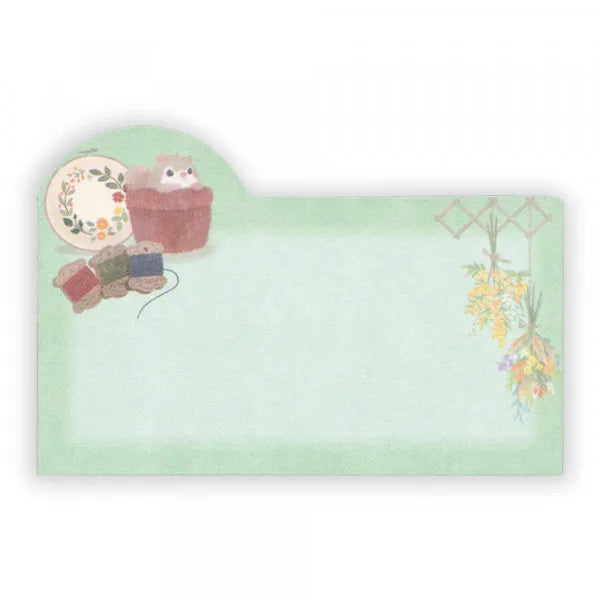 Mattari Animals Relax Day Squirrel Sticky Notes