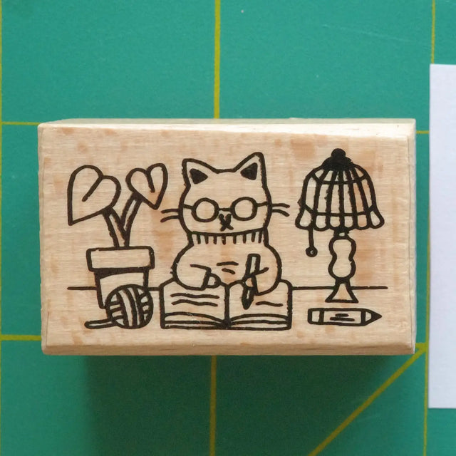 Megan Wang - Desk Cat Stamp

Decorate your planner or journal with this adorable stamp! This stamp is the perfect way to document your journaling days or spark creativity!

1.5 x 1 inch wooden rubber stamp