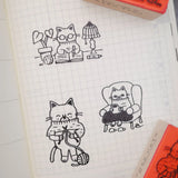 Megan Wang - Desk Cat Stamp

Decorate your planner or journal with this adorable stamp! This stamp is the perfect way to document your journaling days or spark creativity!

1.5 x 1 inch wooden rubber stamp