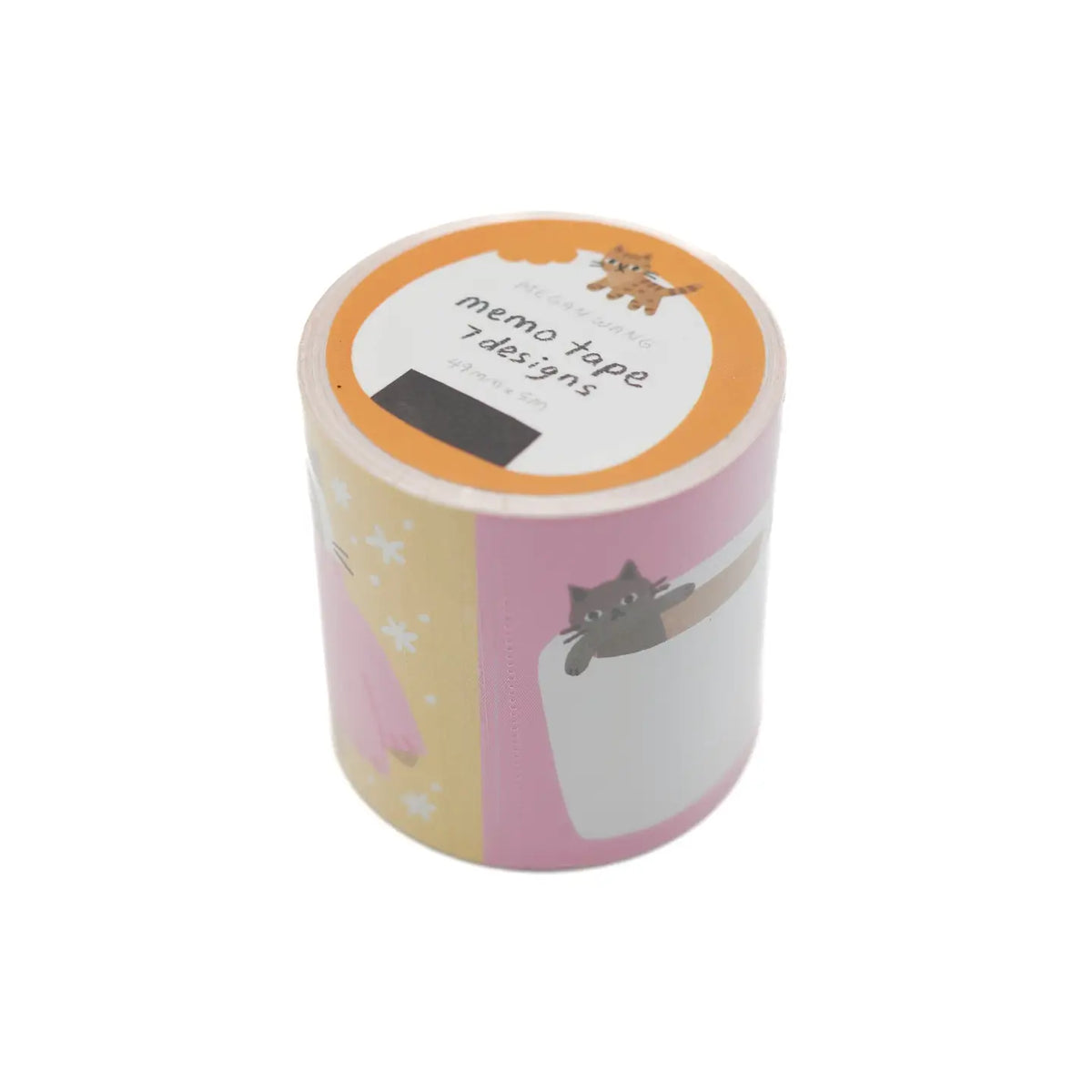 Megan Wang - Memo Tape

Decorate your journal or planner with this adorable memo roll! Featuring 8 different cat themed designs, this roll has the perfect charm for any occasion.&nbsp;

✦ 49mm x 5m roll of adhesive memos!