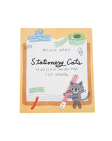 Megan Wang - Stationery Cats Memo Pad

Show your love for all things cats and stationery with this adorable memo pad! You can use them in your journal or use tape to stick them around the house as reminders!!

✦ 3.5 x 4 inch memo pad&nbsp;

✦ 120 sheets, 4 alternating designs

✦ These are NOT sticky notes.&nbsp;