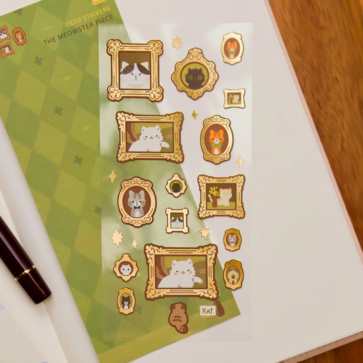 Cute decorative stickers for your journal and stationery collection!&nbsp;

Sticker Sheet: 6 x 3 inches
Sticker Sheet Package: 7 x 3 inches
Printed in China
Design © Thousand Skies