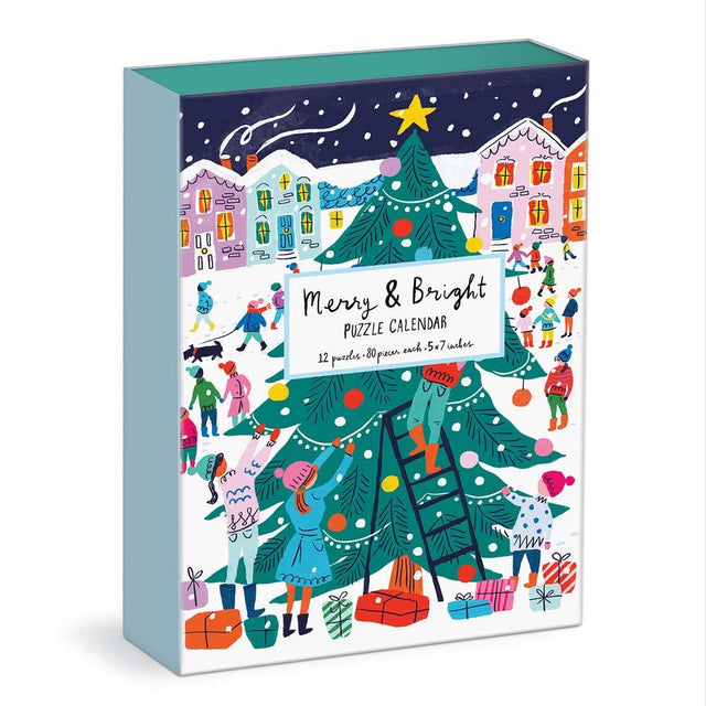 Merry and Bright 12 Days of Christmas Puzzle Advent Calendar

The Louise Cunningham Merry and Bright 12 Days of Christmas Advent Puzzle Calendar from Galison captures the spirit of the holiday season with twelve whimsical illustrations; one each on twelve 80-piece puzzles. One puzzle a day for the 12 days of Christmas. Galison puzzles are packaged in matte-finish sturdy boxes, perfect for gifting, reuse, and storage. Inserts of the 12 full puzzle image is included.

Box Size: 11.25 x 8.25 x 5.25”, 286 x 210