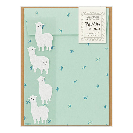 This letter set comes with a fluffy animal sticker. The letter paper is a small size that can be used like a single stroke of paper, and the envelope is conveniently sized to hold photos.
The letter has a moderate length, so it's easy to use for small thank-you letters or letters in everyday life.