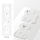 This letter set comes with a fluffy animal sticker. The letter paper is a small size that can be used like a single stroke of paper, and the envelope is conveniently sized to hold photos.
The letter has a moderate length, so it's easy to use for small thank-you letters or letters in everyday life.