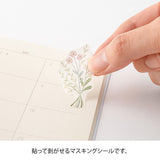 Midori - Floral Pattern Sticker Sheet

Easily and cutely arrange these stickers on your planners and notebooks. Each sticker comes in a set of two, each with a different design. Enjoy layering and arranging to fit your style. The
gently see-through stickers become even more enjoyable when layered. With stickers of various sizes and patterns, you can easily enjoy arranging your planner or notebook with just the stickers. With a masking sticker type, you can also easily reapply it after applying.&nbsp;



A w