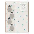 This letter set comes with a fluffy animal sticker. The letter paper is a small size that can be used like a single stroke of paper, and the envelope is conveniently sized to hold photos.
The letter has a moderate length, so it's easy to use for small thank-you letters or letters in everyday life. The envelope made with warm-textured paper features polka dot patterns inspired by snow.