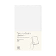 Clear MD B6 Slim notebook cover designed to protect the MD Notebook while maintaining its minimalist look.
