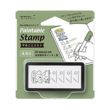 Midori Pre-inked Stamp Half Size-To-do List
