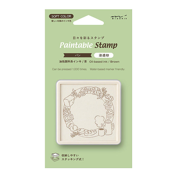 Add header and title to your notes with this cute pre-inked stamp! This is a brown ink (soft color type) that blends well with the colors and decorations of writing instruments. The stamp can be used on its own as a decoration or as a frame for titles and headers in a notebook. Pre-inked stamps are re-inkable using oil-based&nbsp;ink.

Stamp lightly for crisp impressions. Unlike the traditional rubber stamp where you need to press the stamp down and hold, pre-inked stamps work best with stamping lightly, do