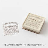 Midori Pre-inked Stamp Soft Color Habit Tracker Cat



Add header and title to your notes with this cute pre-inked stamp! This is a brown ink (soft color type) that blends well with the colors and decorations of writing instruments. The stamp can be used on its own as a decoration or as a frame for titles and headers in a notebook. Pre-inked stamps are re-inkable using oil-based&nbsp;ink.

Stamp lightly for crisp impressions. Unlike the traditional rubber stamp where you need to press the stamp down and hol