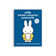 The Miffy Postcard Sticker Book by Galison includes 10 adorable postcards (4.25 x 6”) and a delightful selection of stickers featuring Dick Bruna’s beloved bunny. Each sticker peels away to reveal a sweet surprise message underneath, adding an extra layer of charm to your creative projects.