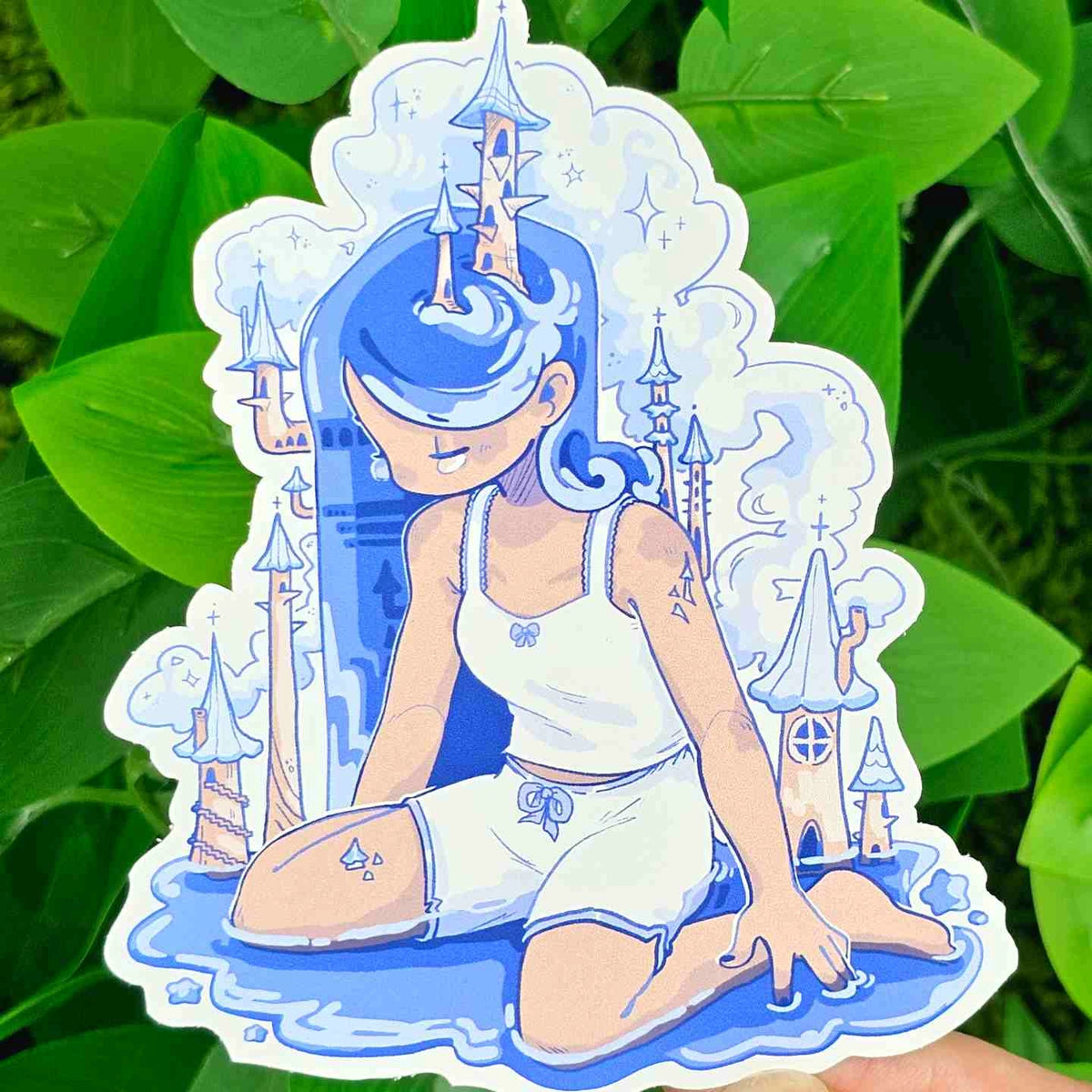 ❤ Sand Castle Girl Stickers ❤

Don't build your dreams on sand, build dream sand castles instead!
These magical stickers will liven up your sketchbook cover, laptop, phone case, skateboard, or adding to your sticker book

Materials:


Laminated Waterproof/Weatherproof Material

Each is approx. 3x3"