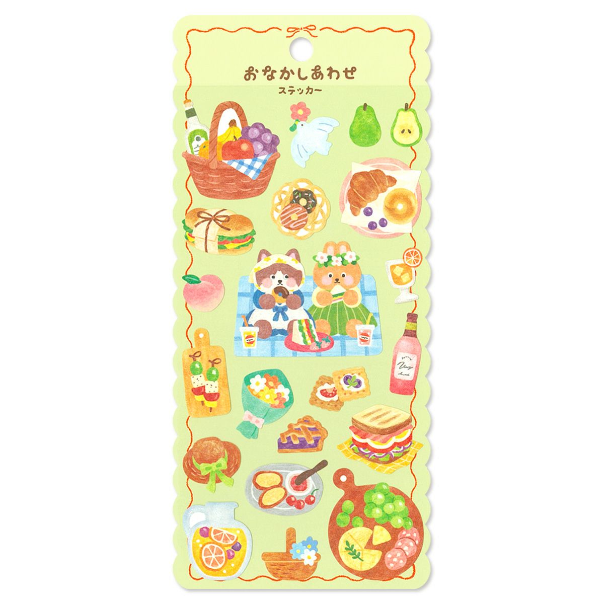 Mind Wave Happy Belly Series Sticker Sheet - Sparkling Picnic