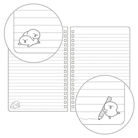 Mind Wave Piyokomame B6 Ring Notebook - Fried Egg