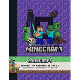 Build, create, and explore with this Minecraft composition notebook set designed to capture all of your class notes.

LINED AND GRAPH NOTEBOOKS: This set contains one lined notebook and one graph notebook, each with 100 pages of archival paper. Use the lined notebook for writing and note taking, and use the graph notebook for drawing graphs, solving math problems, drawing your builds, and more.

PERFECT FOR STUDENTS: With a standard size of 7.5 by 9.75 inch size, these composition notebooks are perfect to t