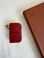 This mini leather journal can be used as a keychain or to keep small notes! There is a tiny notebook inside that is fountain pen friendly. Comes with 1 leather journal - 1 phone charm