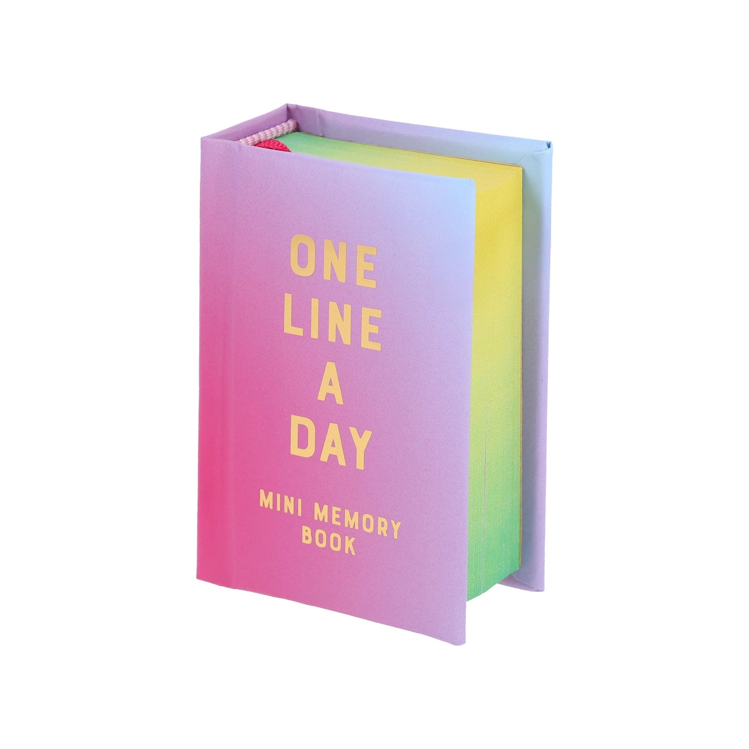 Product description
Capture life’s moments big and small in this charmingly compact one-year memory book from the bestselling One Line a Day series.

This keepsake mini memory book invites you to record a single line once a day over the course of a year. Adorable and perfectly sized to fit in a backpack or pocket, or tuck into a display of favorite collectibles, this journal takes just a moment to fill in but collects a year’s worth of memories. More than a daily diary, this is a uniquely rewarding, screen-