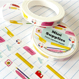 Teeny tiny supply shelf by Karen Schipper.

7mm x 10m tape&nbsp;
Artwork property of Karen Schipper