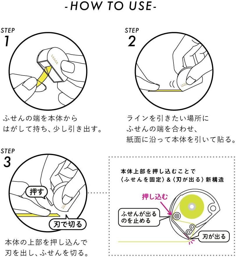 Mizutama Highlighter Tape Walking