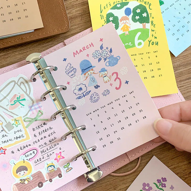Bring a burst of creativity to your planner, journal, or everyday notes throughout the year with these page dividers from Molinta. Each pack includes 12 sheets in order for you to dedicate a slot to every month in your planner!