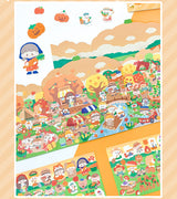 Molinta - Autumn Orchard Large Scene Sticker Set

Get ready for autumn with this fun sticker scene! With this cute activity, you'll receive a double-sided, standing autumn orchard themed background and 5 sticker sheets to decorate with!

164mm x 185 mm
Material: Paper, PVC