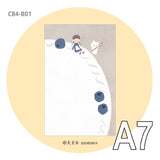 Molinta - Blueberry Cake A7 Memo Pad

Enjoy 20 sheets of this memo pad used to keep track of your daily tasks or habits to add to your journaling experience!

Specifications: 80mmx120mm
Material: 120g white kraft paper
Number of pages: 20