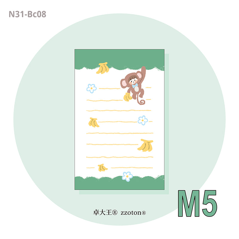 Molinta - Crayon Animal M5 Memo Sheets

Add a touch of playful charm to your notes with these Crayon Animal M5 Memo Sheets from Molinta. Each pad features adorable animals drawn in a crayon‑style illustration, giving your planners, journals, and scrapbooks a warm, hand‑drawn feel.

Available in four designs each pack includes 10 sheets, so you can pick your favorites or collect them all.