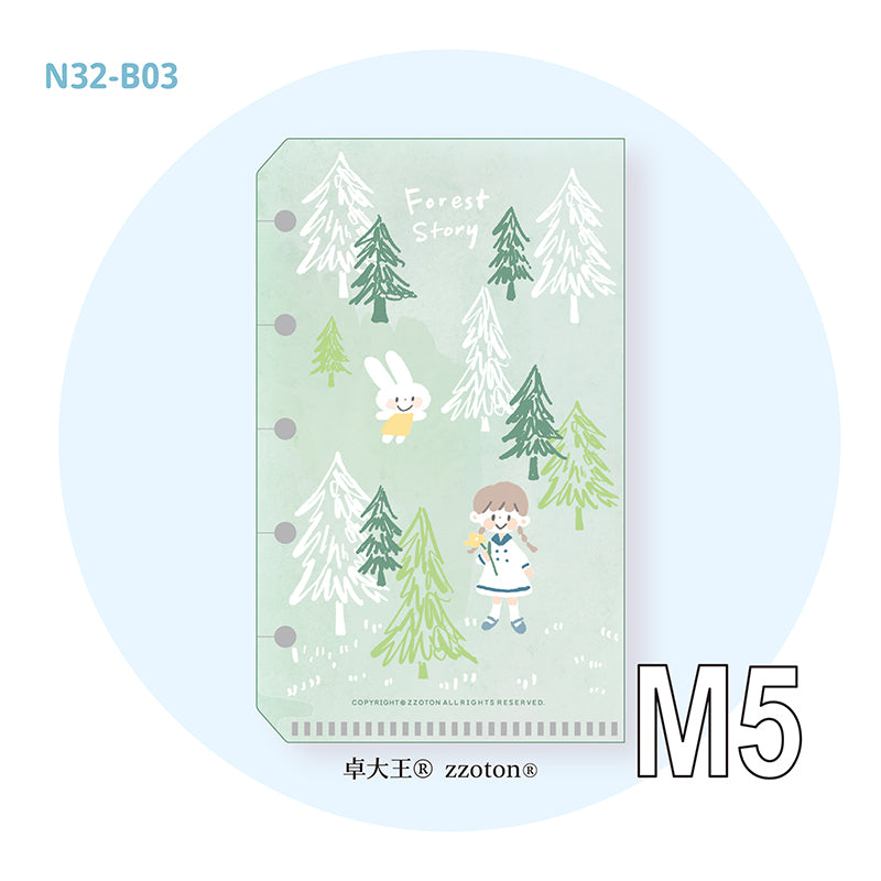 Molinta - Forest M5 Loose Leaf Storage Folder

Store all your little vinyl stickers, sticker flakes, memo sheets, and scraps used for journaling in this folder and retrieve it whenever you need conveniently in your binder!

Specifications: 67mmx110mm
Material: Cast PP