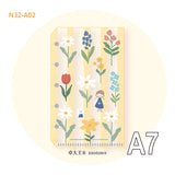 Molinta - Garden A7 Loose Leaf Storage Folder

Store all your little vinyl stickers, sticker flakes, memo sheets, and scraps used for journaling in this folder and retrieve it whenever you need conveniently in your binder!

Specifications: 80mmx125mm
Material: Cast PP