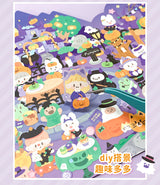 Molinta - Halloween Magic Large Scene Sticker Set

Decorate a lively Halloween town! With this cute activity, you'll receive a standing Halloween themed background and 5 sticker sheets to decorate with!

164mm x 185 mm
Material: Paper, PVC