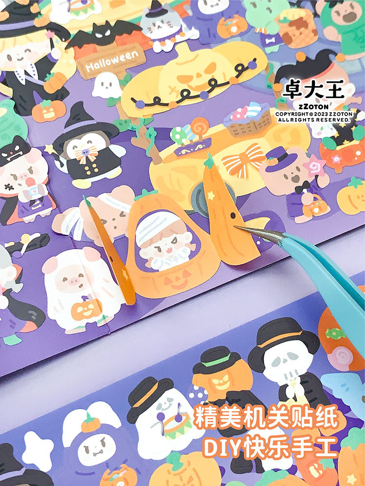 Molinta - Halloween Magic Large Scene Sticker

Decorate a lively Halloween town! With this cute activity, you'll receive a standing Halloween themed background and 5 sticker sheets to decorate with!

164mm x 185 mm
Material: Paper, PVC