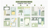 Molinta - Imagine Yourself in Gray-Green A7 Memo Sheets

Enjoy these cute memo sheets with 6 different patterns front and back! 4 pages of each pattern.

Specifications: 80mmx120mm
Material: 120g cotton paper

Number of pages: 24