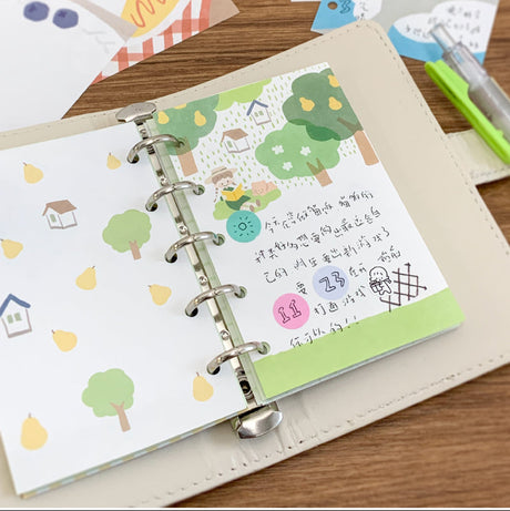 Molinta - In The Woods A7 Memo Pad

Enjoy 20 sheets of this memo pad depicting a serene day in the woods to add to your writing experience!

Specifications: 80mmx120mm
Material: 120g white kraft paper
Number of pages: 20