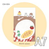 Molinta - Lunch Omelette Rice A7 Memo Pad

Enjoy 20 sheets of this omelette rice inspired memo pad to add to your writing experience!

Specifications: 80mmx120mm
Material: 120g white kraft paper
Number of pages: 20