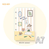 Molinta - Makes a Notebook A7 Loose Leaf Storage Folder

Store all your little vinyl stickers, sticker flakes, memo sheets, and scraps used for journaling in this folder and retrieve it whenever you need conveniently in your binder!

Specifications: 80mmx125mm
Material: Cast PP