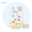 Molinta - Makes a Notebook M5 Loose Leaf Storage Folder

Store all your little vinyl stickers, sticker flakes, memo sheets, and scraps used for journaling in this folder and retrieve it whenever you need conveniently in your binder!

Specifications: 67mmx110mm
Material: Cast PP