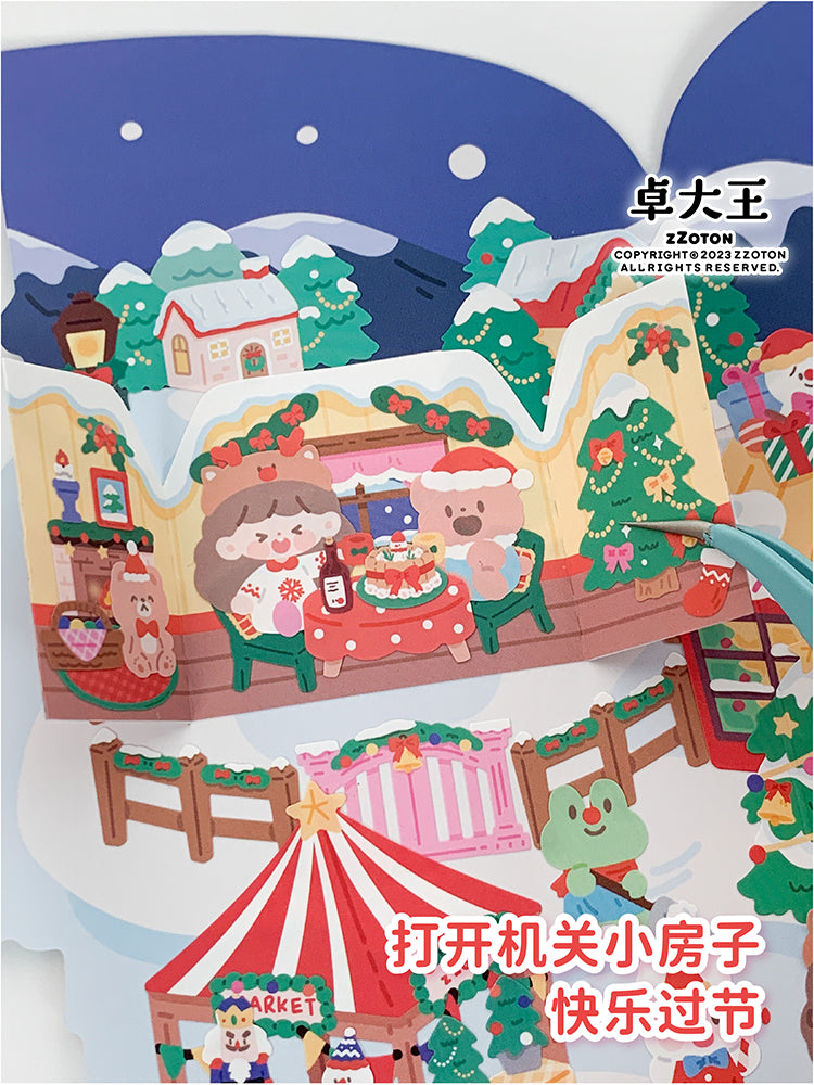 Molinta - Merry Christmas Large Scene Sticker Set

Get ready for Christmas with this fun sticker scene! With this cute activity, you'll receive a double-sided, standing Christmas themed background and 5 sticker sheets to decorate with!

164mm x 185 mm
Material: Paper, PVC