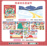 Molinta - Merry Christmas Large Scene Sticker Set

Get ready for Christmas with this fun sticker scene! With this cute activity, you'll receive a double-sided, standing Christmas themed background and 5 sticker sheets to decorate with!

164mm x 185 mm
Material: Paper, PVC