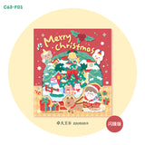 Molinta - Merry Christmas Large Scene Sticker Set

Get ready for Christmas with this fun sticker scene! With this cute activity, you'll receive a standing Christmas themed background and 5 sticker sheets to decorate with!

164mm x 185 mm
Material: Paper, PVC