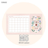 Molinta - Monthly Plan M5 Tri-Fold Pages

Plan out your month with a full, undated monthly layout including a tracker for habits, a monthly review, and a to do list!

Specifications: 183mmx105mm
Material: 120g white craft

Number of pages: 10
