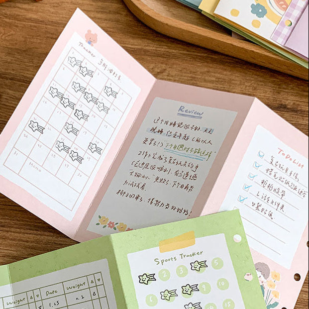 Molinta - Monthly Plan M5 Tri-Fold Pages

Designed with a spacious&nbsp;undated monthly layout, these inserts fold out to give you extra room for organizing your schedule, tracking habits, reviewing your month, and managing your to‑dos — all in one streamlined spread.

Specifications: 183mmx105mm
Material: 120g white craft

Number of pages: 10