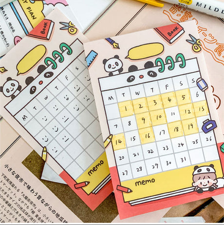 Molinta - Panda Stationery A7 Memo Pad

Enjoy 50 sheets of this panda and stationery inspired memo pad to add to your journaling experience!

Specifications: 80mmx120mm
Material: 100g white kraft paper
Number of pages: 50