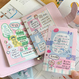 Molinta - Pink Memories M5 Memo Sheets

Enjoy these cute memo sheets with 6 different patterns front and back! 4 pages of each pattern.

Specifications: 67mmx105mm
Material: 120g cotton paper

Number of pages: 24