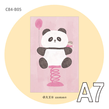 Molinta - Spring Panda A7 Memo Pad

Enjoy 20 sheets of this panda on a spring memo pad to add to your writing experience!

Specifications: 80mmx120mm
Material: 120g white kraft paper
Number of pages: 20